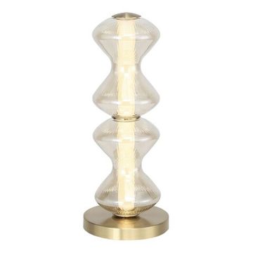 Настольная лампа LED 12W 3000K SL6136.214.01 золотистый/коньячный Spine ST-Luce