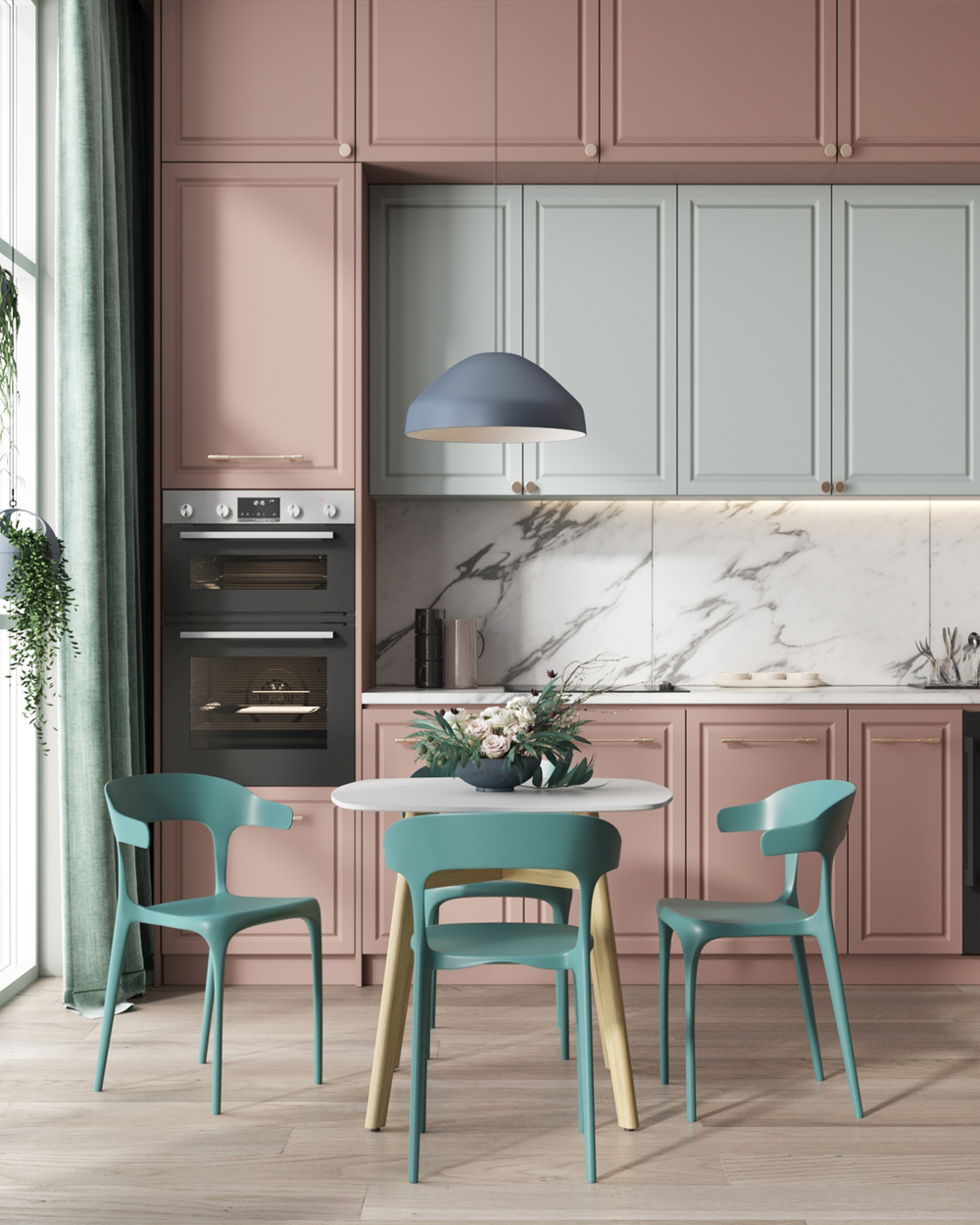 Стул Neo пластик темно-бирюзовый