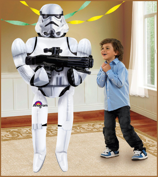 Воздушный шар (44''/112 см) Ходячая Фигура, Звездные войны Штурмовик