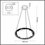 Подвесной светильник Odeon Light Cayon 7001/55L
