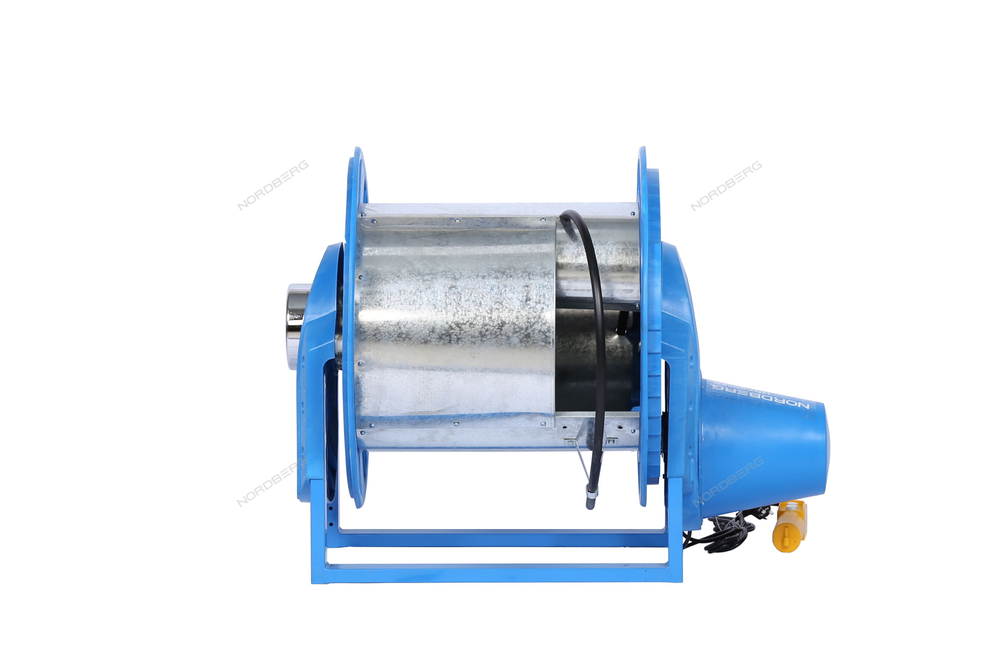 Катушка для сбора выхлопных газов с автоматическим приводом со шлангом L=8 м, D=75 мм и насадкой NORDBERG HRF8075E-KIT