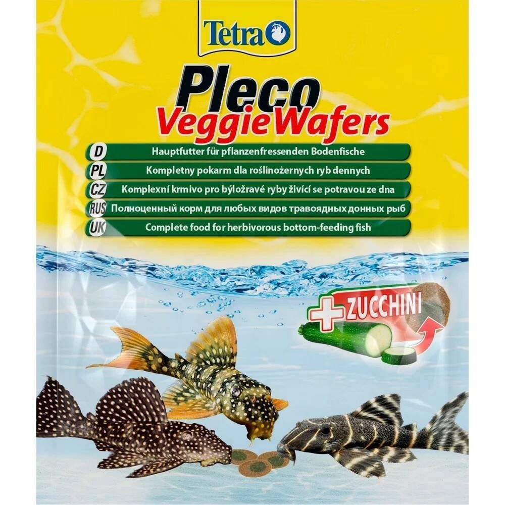 Tetra Pleco Veggie Wafers 15г