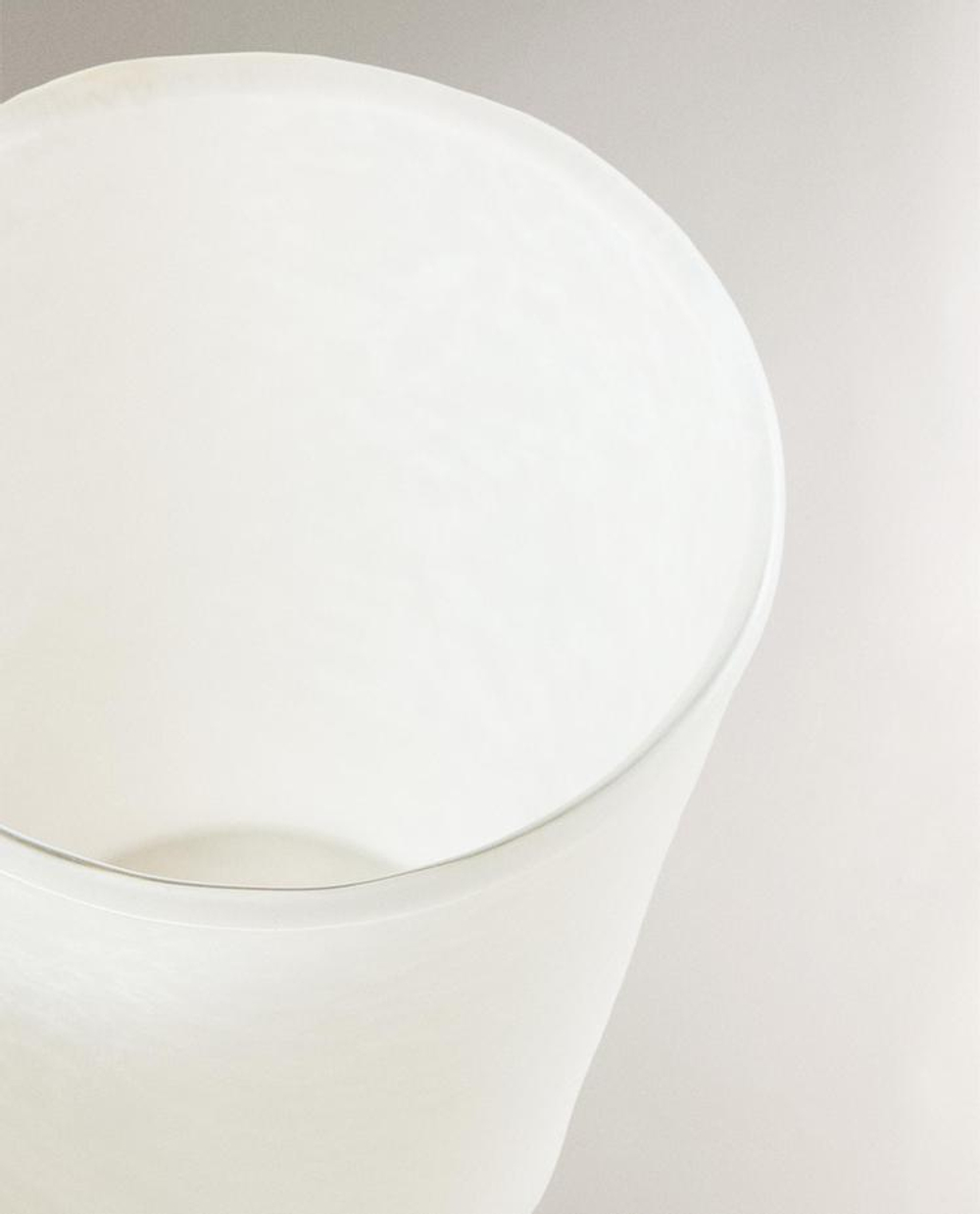 ZARA HOME МАТОВЫЙ СТАКАН ДЛЯ ЗУБНЫХ ЩЕТОК, ПРОЗРАЧНЫЙ