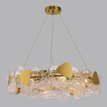 6582/8 NEOCLASSI LN25 50 золотой/прозрачный, золотой металл/стекло, металл Люстра подвесная E14 8*40W 220V QUEENY