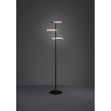 Светодиодный торшер с регулировкой цветовой температуры LED 20W 2200К-6500K 390509 чёрный/бронза Estrella Eglo