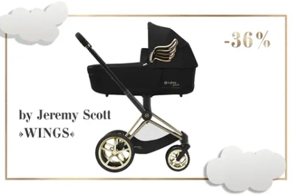 Коляска Cybex Priam IV by Jeremy Scott Wings со скидкой 36%!