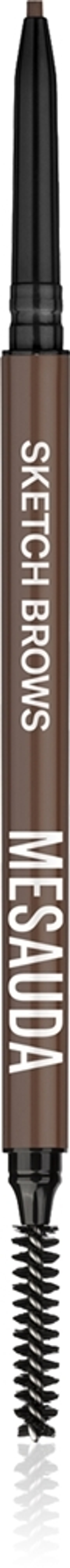 Mesauda Milano Sketch Brows - Автоматический карандаш для бровей с щеточкой, 0,09 g