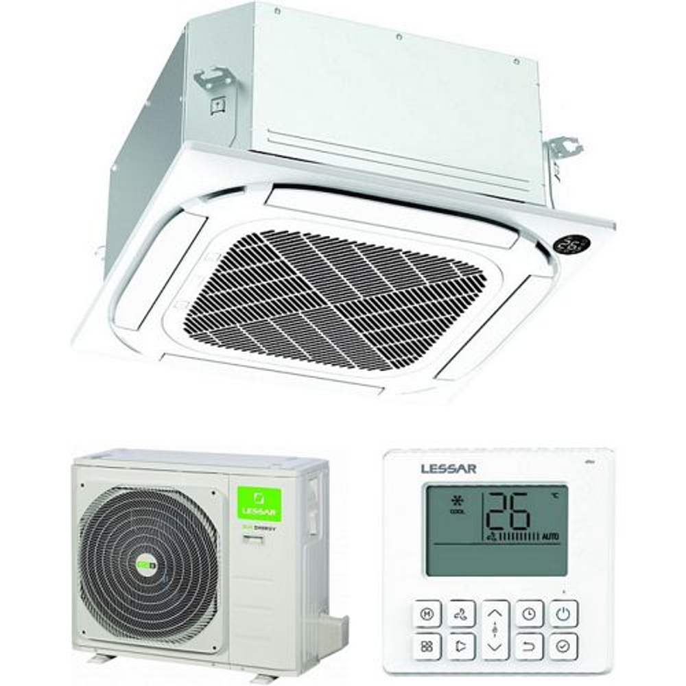 Сплит-система кассетная LESSAR LS-HE12BCWE2/LU-HE12UWE2/LZ-B4CUB