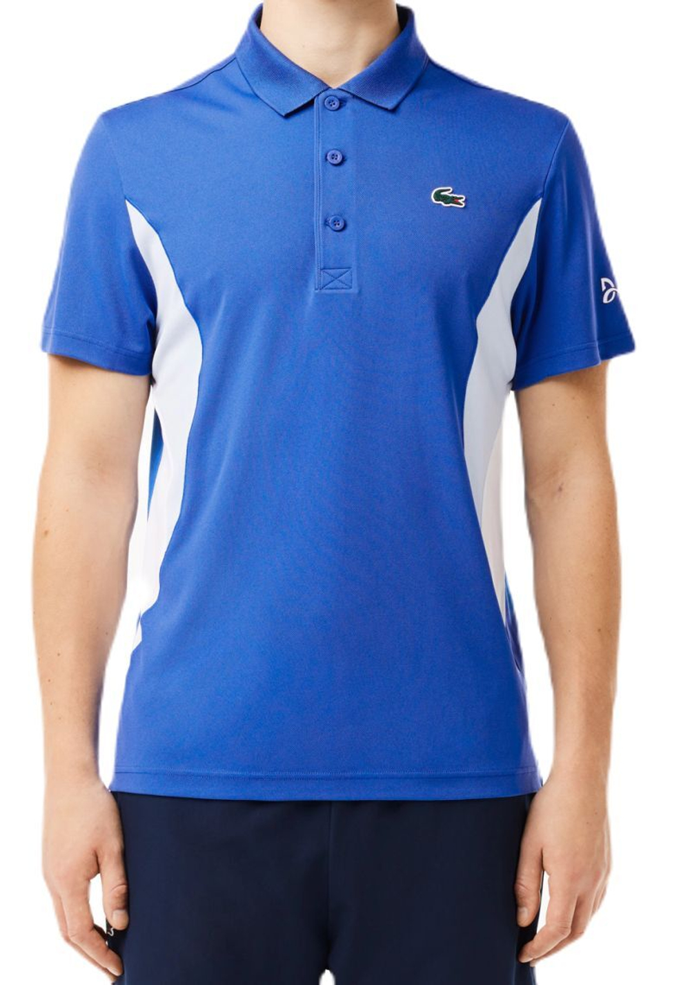 Мужское теннисное поло Lacoste Tennis x Novak Djokovic Ultra-Dry Polo - blue