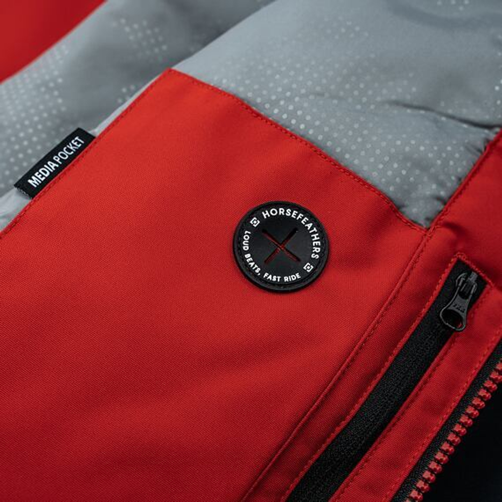 Куртка мужская DAMIEN YOUTH JACKET (lava red) (L)