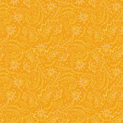 желтая ткань с этническим орнаментом