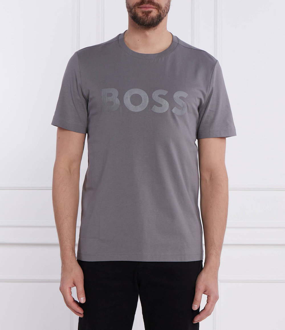 Футболка Tee Mirror 1 BOSS GREEN - серый(50506363)