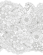 Открытки-антистресс, Волшебные цветы