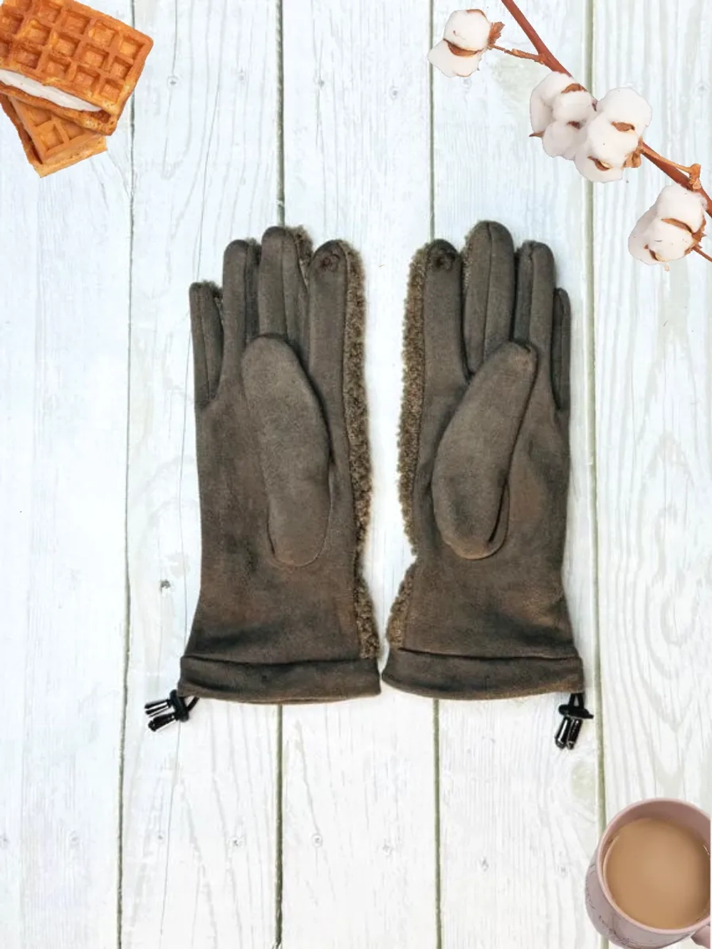 перчатки флисовые сенсорные теплые Nike