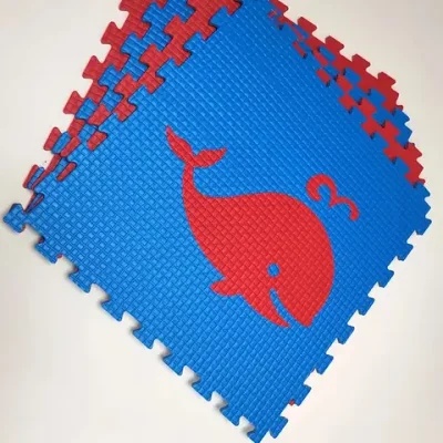 Мягкий пол "Моряк" 500x500x10 мм 45 шор