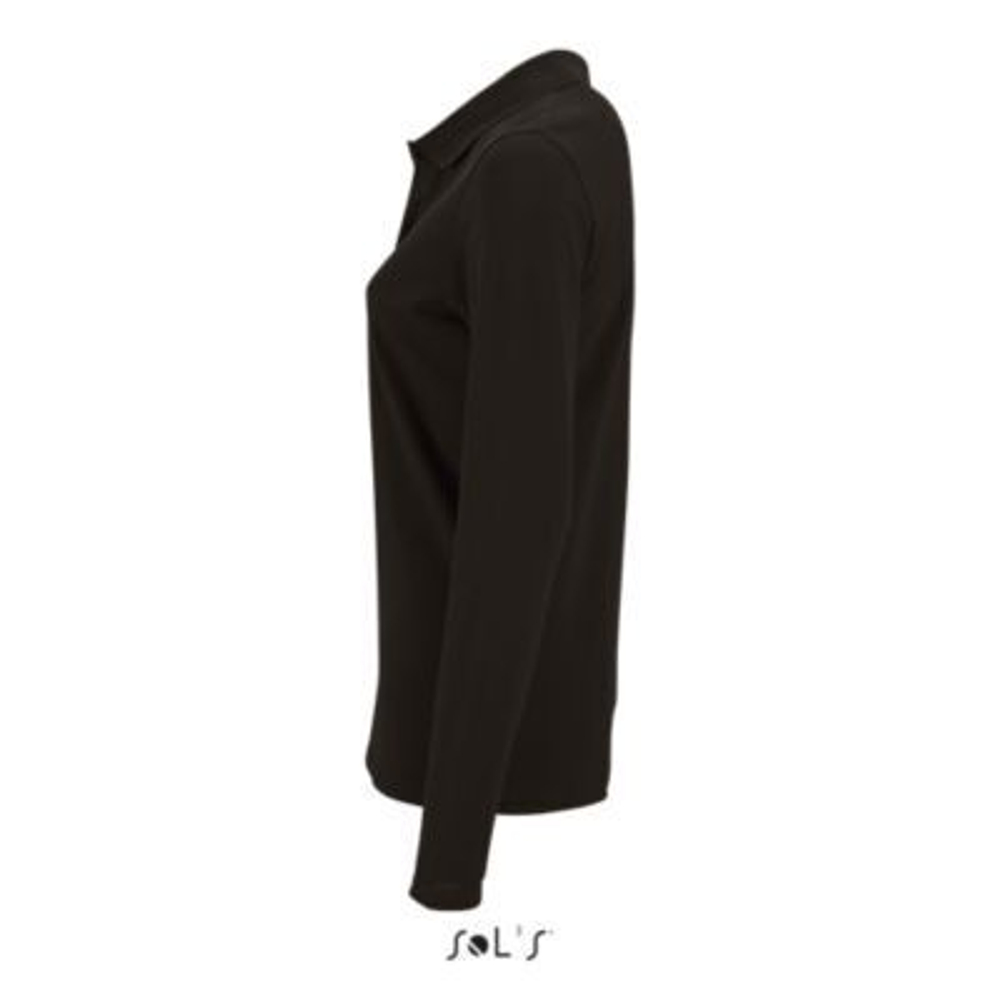 Рубашка поло с длинным рукавом Perfect, женская. Зелёный  S