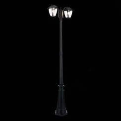 SL081.405.02 Светильник уличный наземный ST-Luce Черный/Черный, Прозрачный E27 2*40W SIVINO