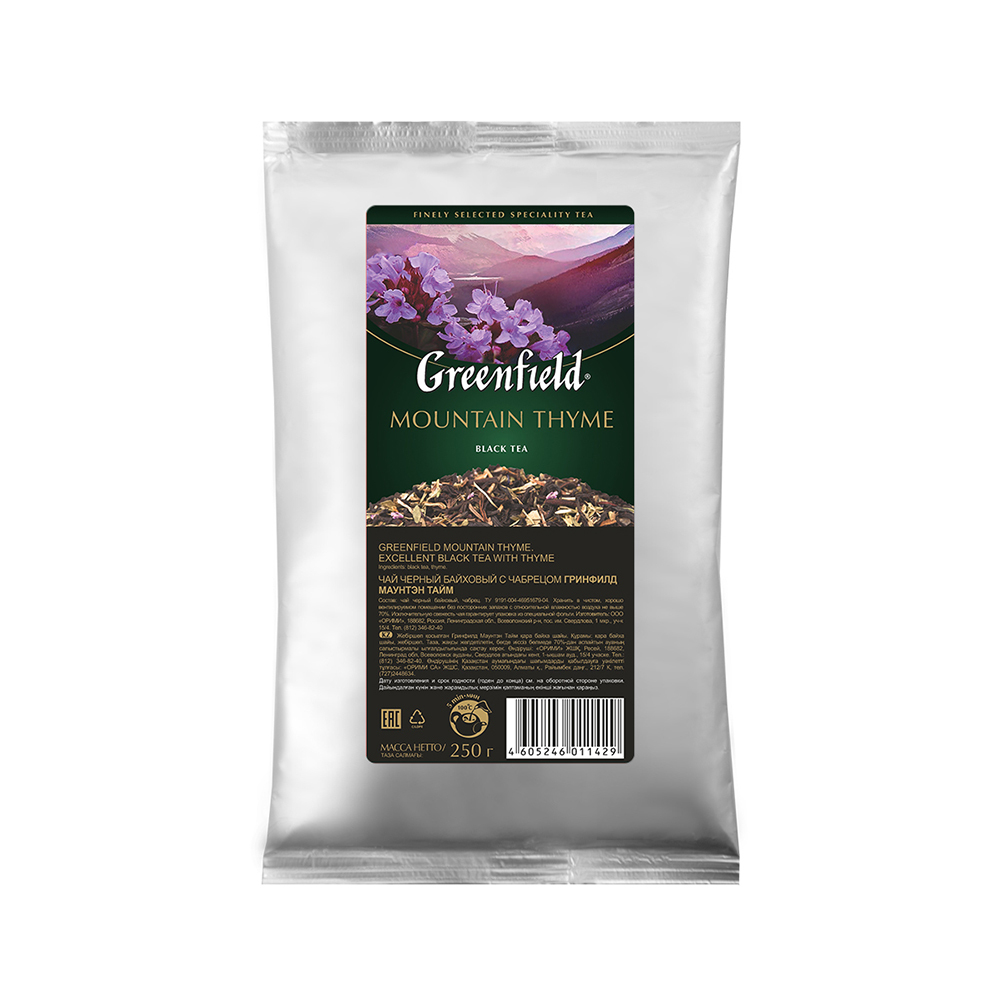 купить Чай черный листовой Greenfield Mountain Thyme, 250 г (Гринфилд)