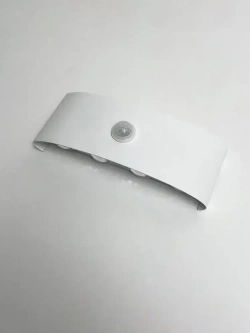 Светильник бра настенный светодиодный уличный с датчиком движения и датчиком освещенности 220в OutFrame 3000K, 8Вт, белый