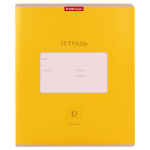 Тетрадь школьная А5 12л клетка "Bright" (Erich Krause) микс цветов (комплект 3 шт)