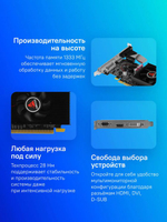 Видеокарта Biostar NVIDIA  GeForce 210 VN2103NHG6 1ГБ DDR3, Low Profile,  Ret