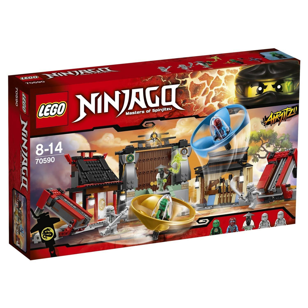 LEGO Ninjago: Площадь сражения эйрджитсу 70590 — Airjitzu Battle Grounds — Аэроджитцу: поле битвы Лего Нидзяго