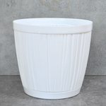 Горшок цветочный Barcelona 9,6л D270мм, белый