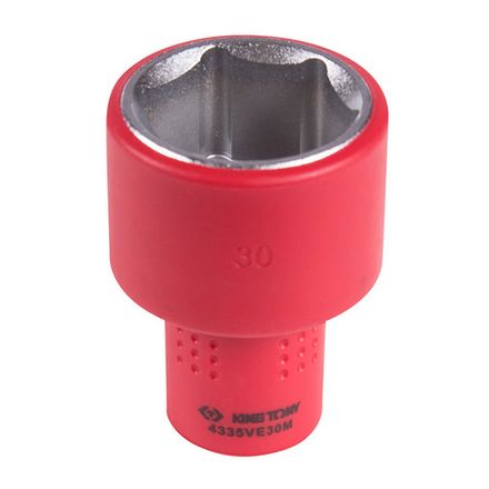 Цена на KING TONY (4335VE30M) Головка торцевая диэлектрическая шестигранная 1/2", 30 мм
