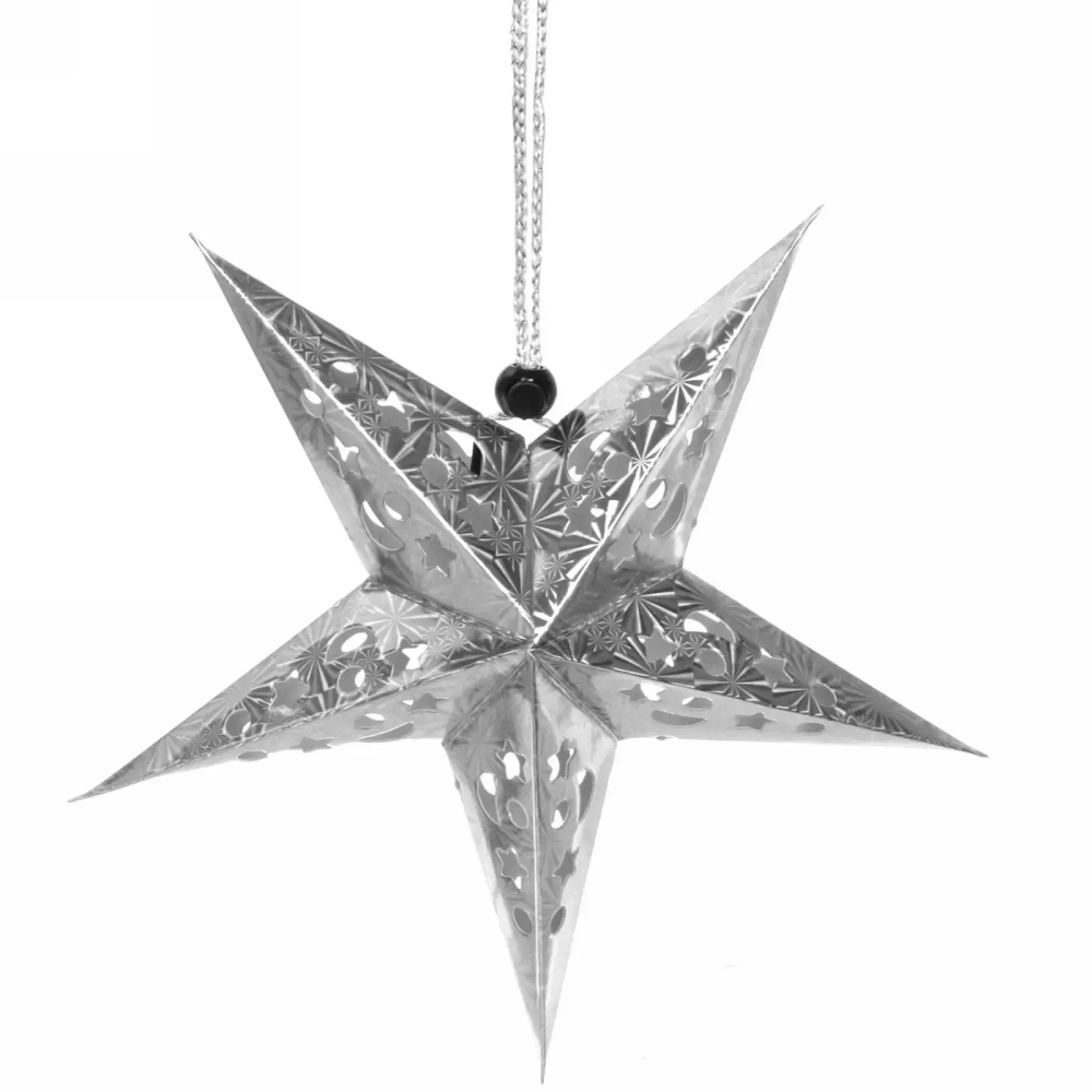 Украшение подвесное «Сияние звезды» 30 см, Серебро