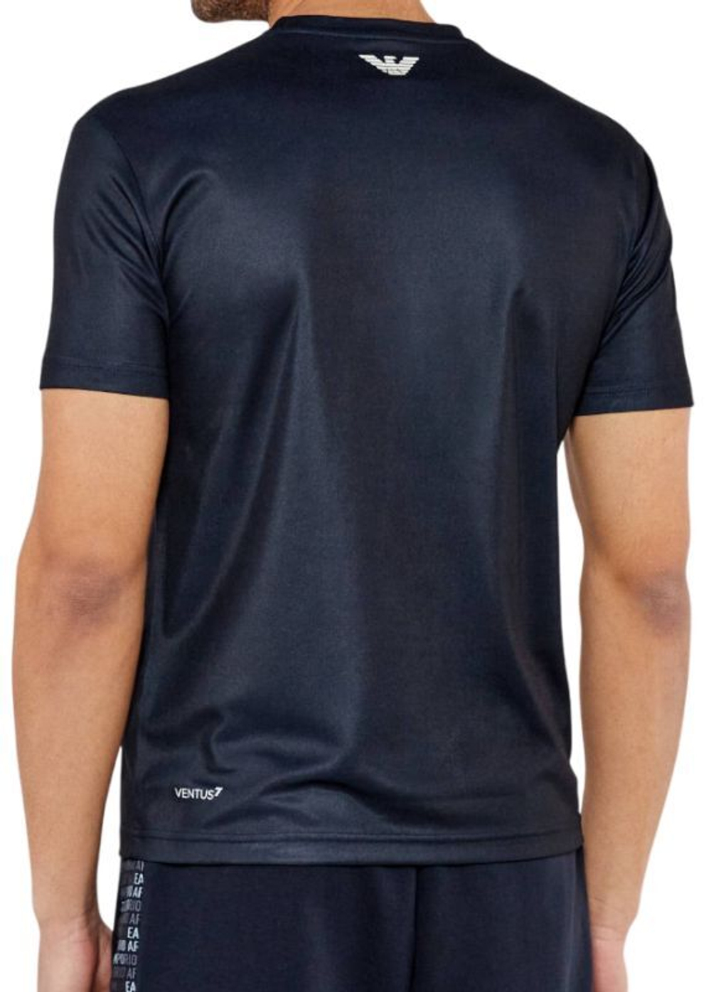 Мужская теннисная футболка EA7 Man Jersey - черный