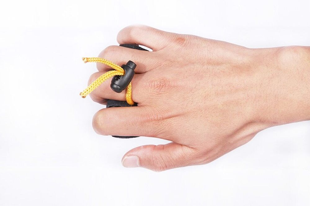 Напальчник профессиональный для лука Sanlida X7 finger tab