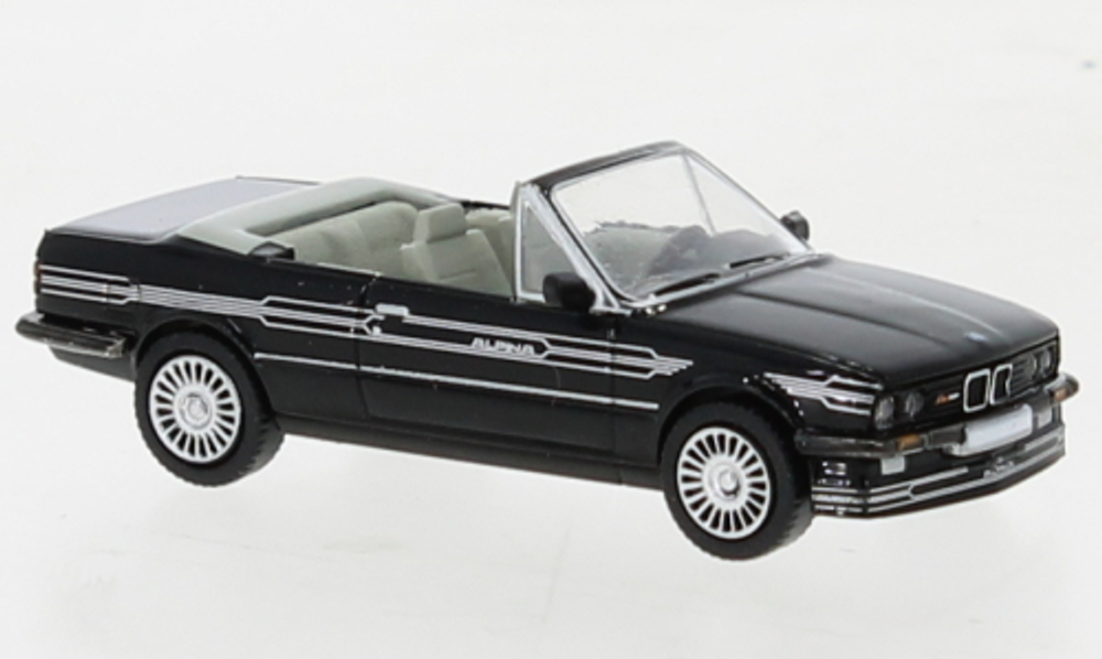 Автомобиль BMW Alpina C2 2,7 кабриолет, черный/Decor, 1986, 1:87