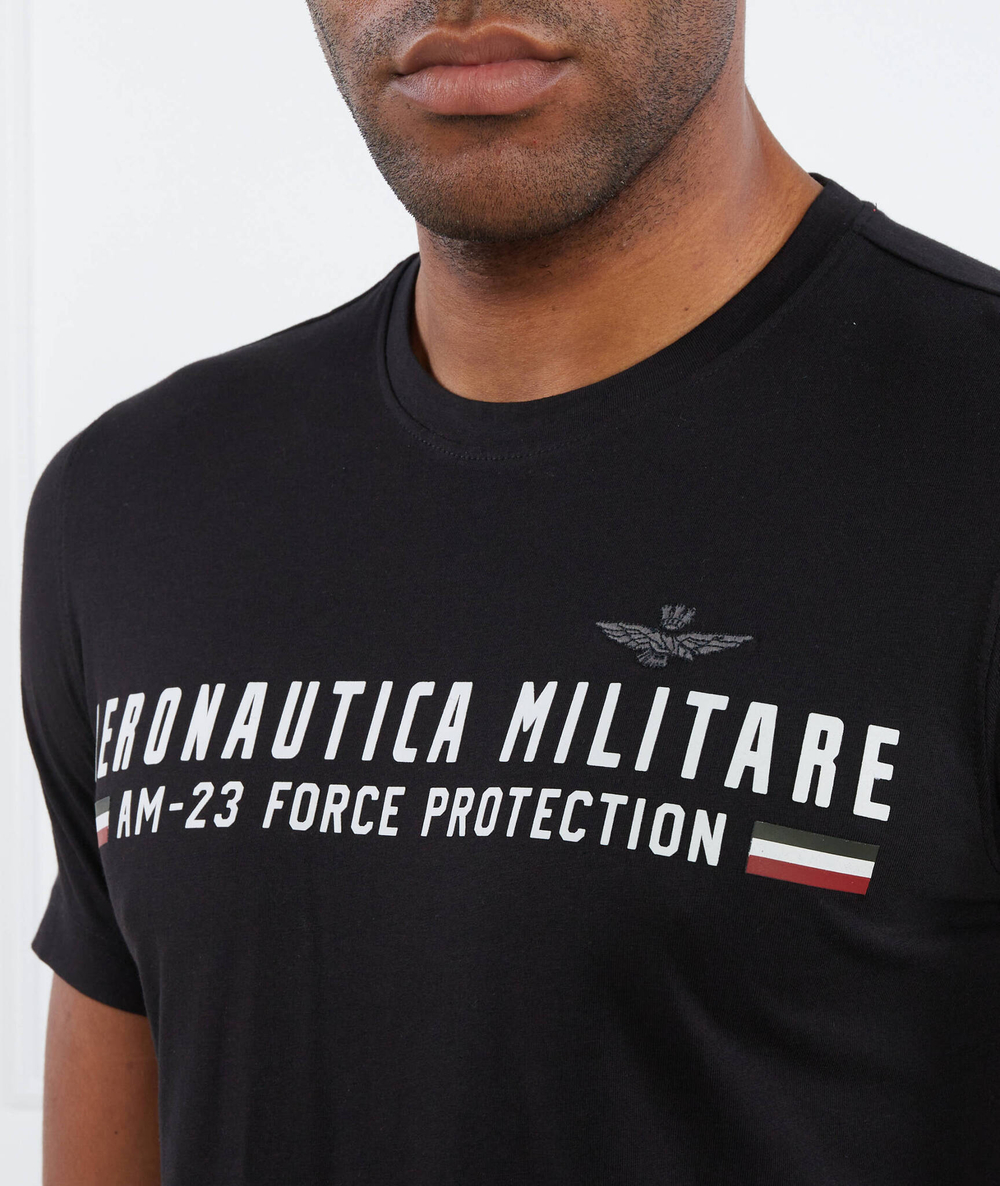Футболка Aeronautica Militare - черный(TS1942J538)