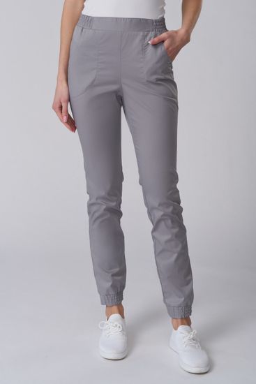Брюки женские BE710 (классик-стрейч/т.серый)