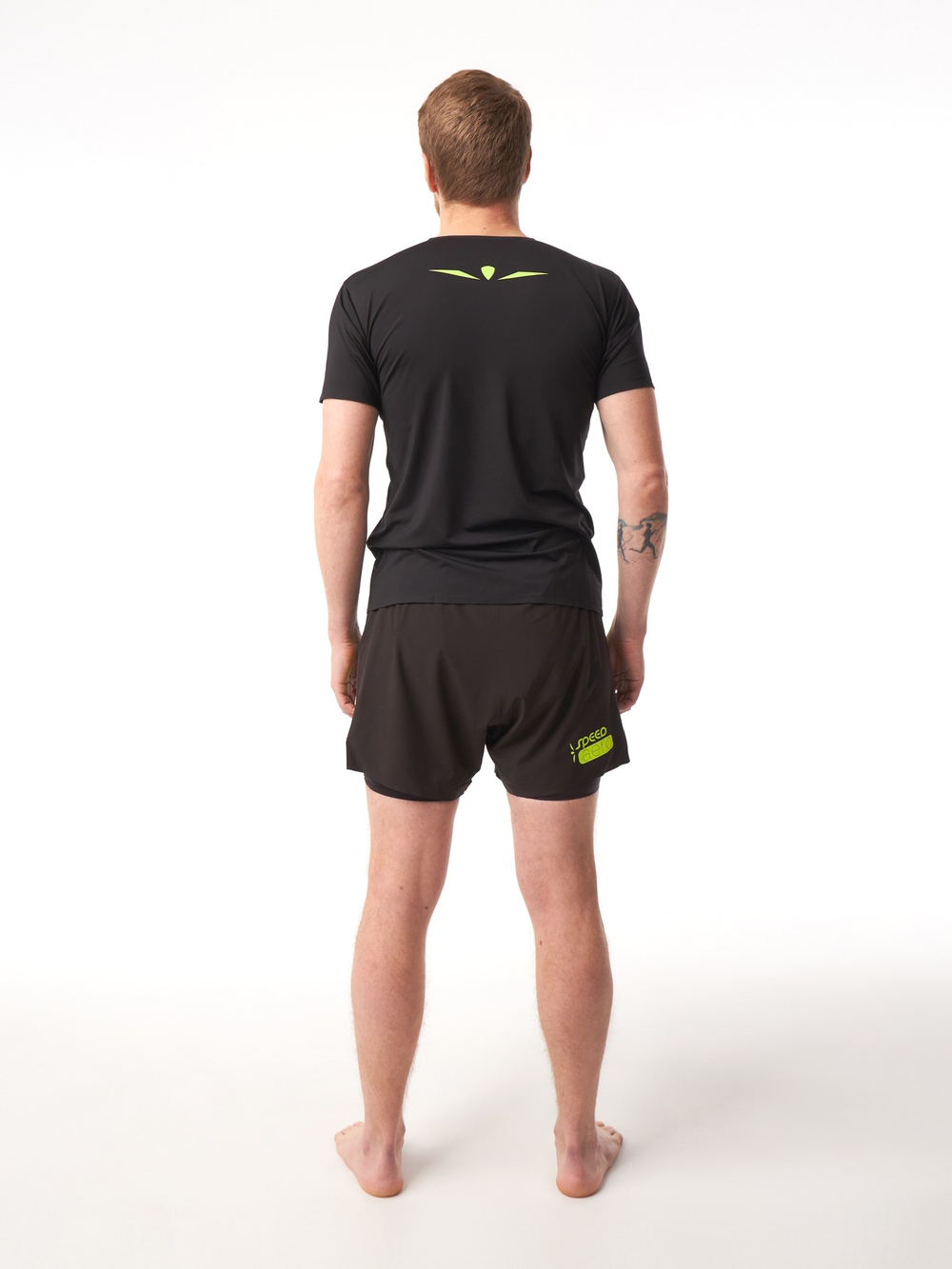ШОРТЫ МУЖСКИЕ SPEED AERO 5 ELEVATE 2IN1 SHORT | BLACK YELLOW