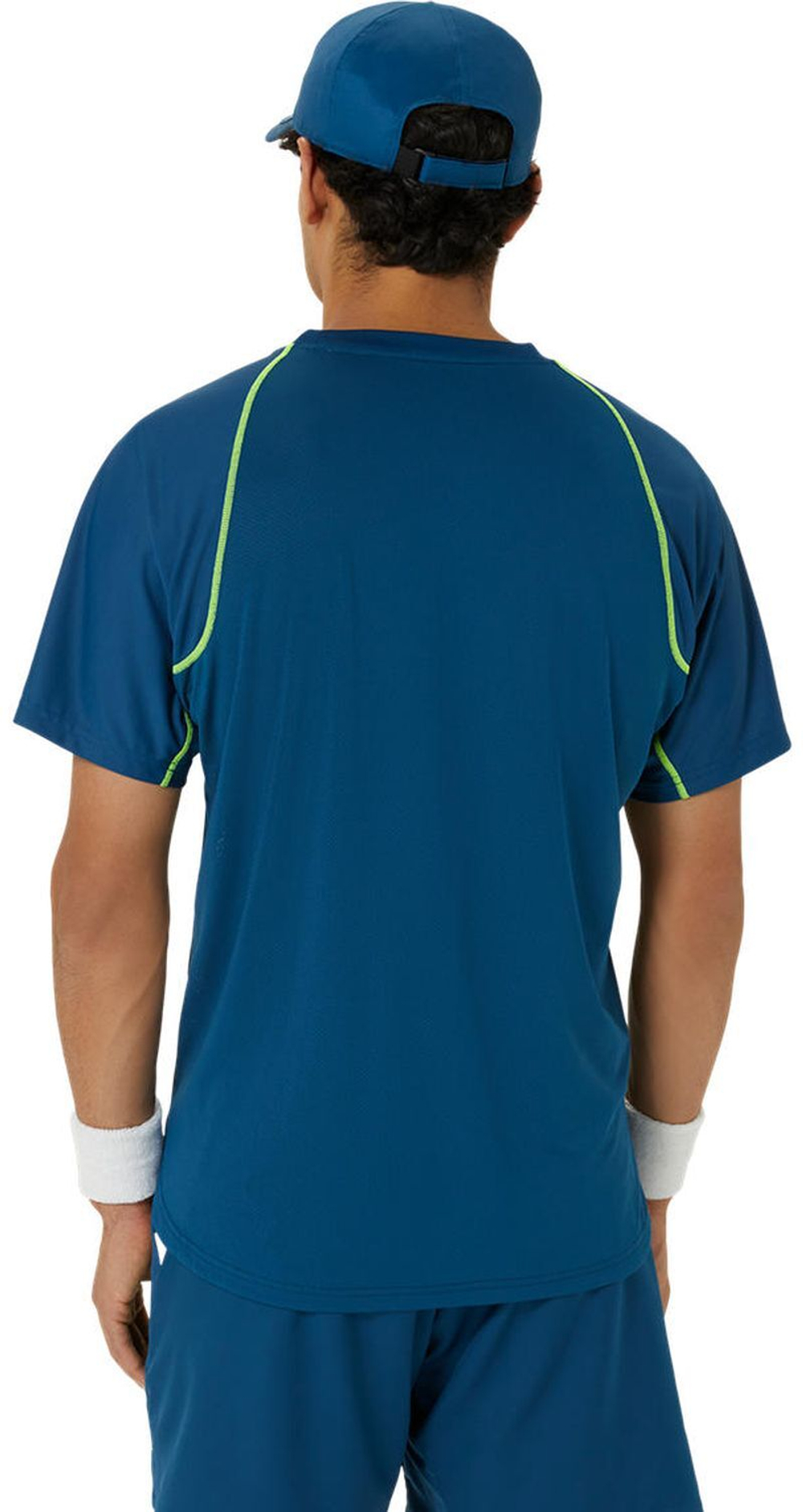 Мужская теннисная футболка Asics Match Actibreeze Short Sleeve - небесный