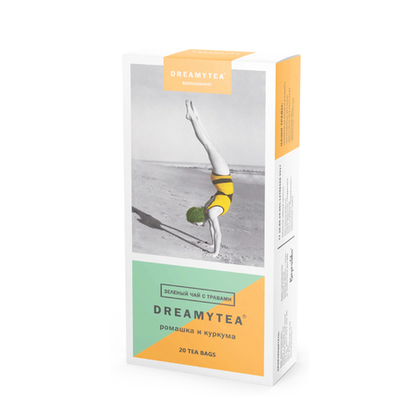 Чай травяной Biopractika Dreamytea ромашка и куркума, фильтр-пакет, 20 шт
