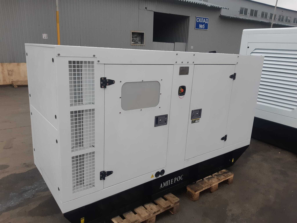 Дизельный генератор АМПЕРОС AД 130 I в шумозащитном кожухе (Iveco-FPT)
