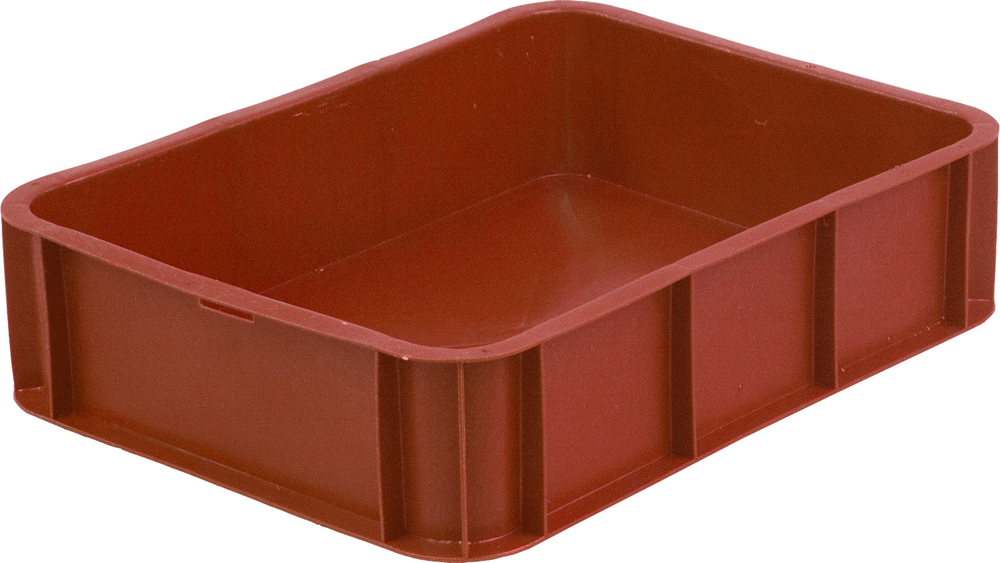 Ящик сплошной 430×330×110 мм, объем 12 л., арт.: 405, красный, код: 02959