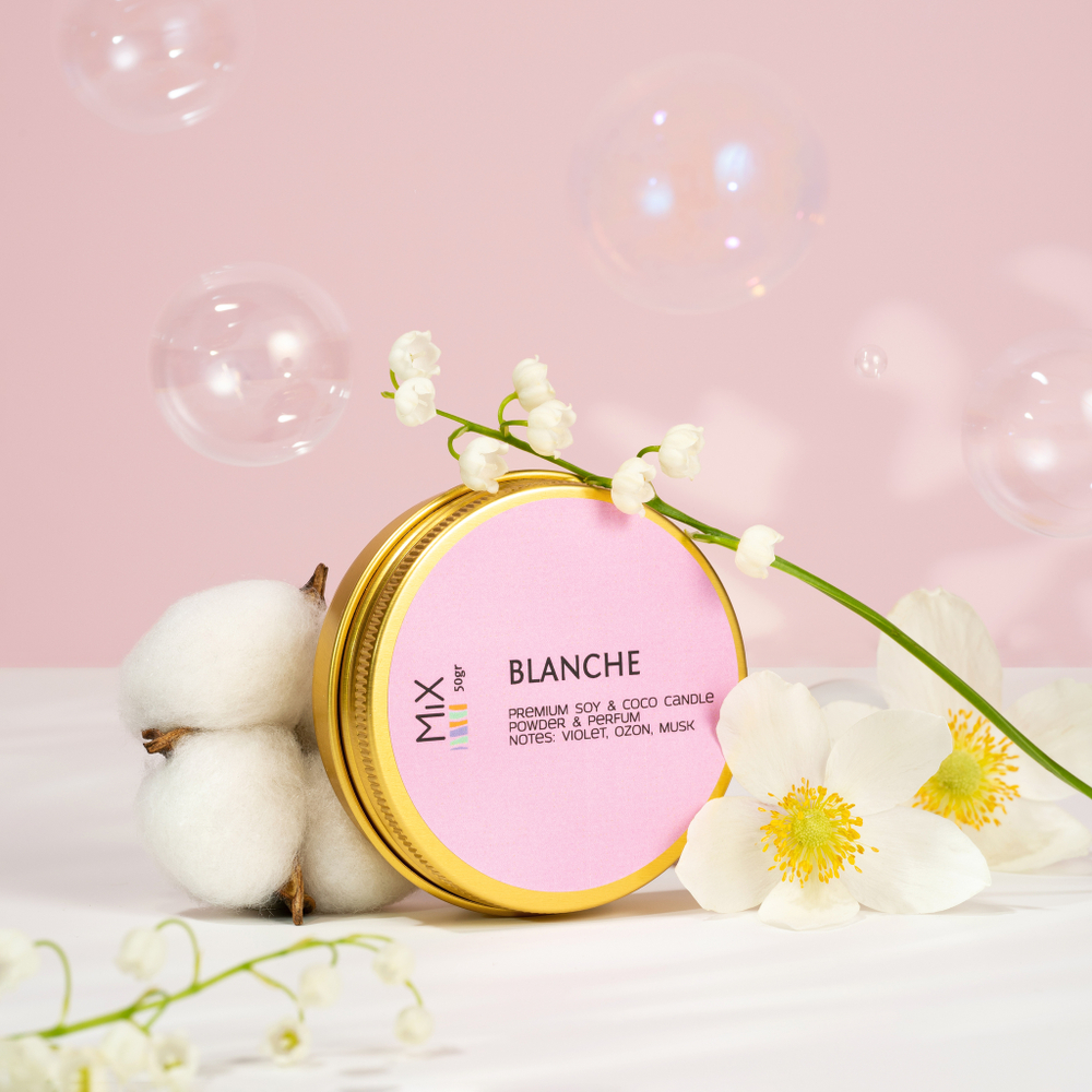 Ароматическая Свеча BLANCHE - travel size 50гр.