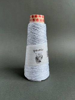 Пряжа трикотажная с люрексом для вязания puff knitting