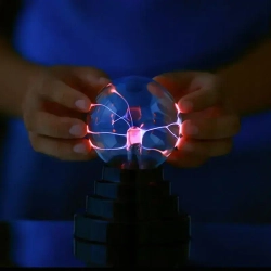 Плазменная лампа , магический шар 8см