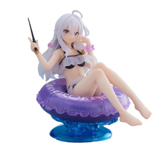 Фигурка Мику Хацунэ в фиолетовом спасательном круге / Miku Hatsune Aqua Float Girls 10,5х5,5см
