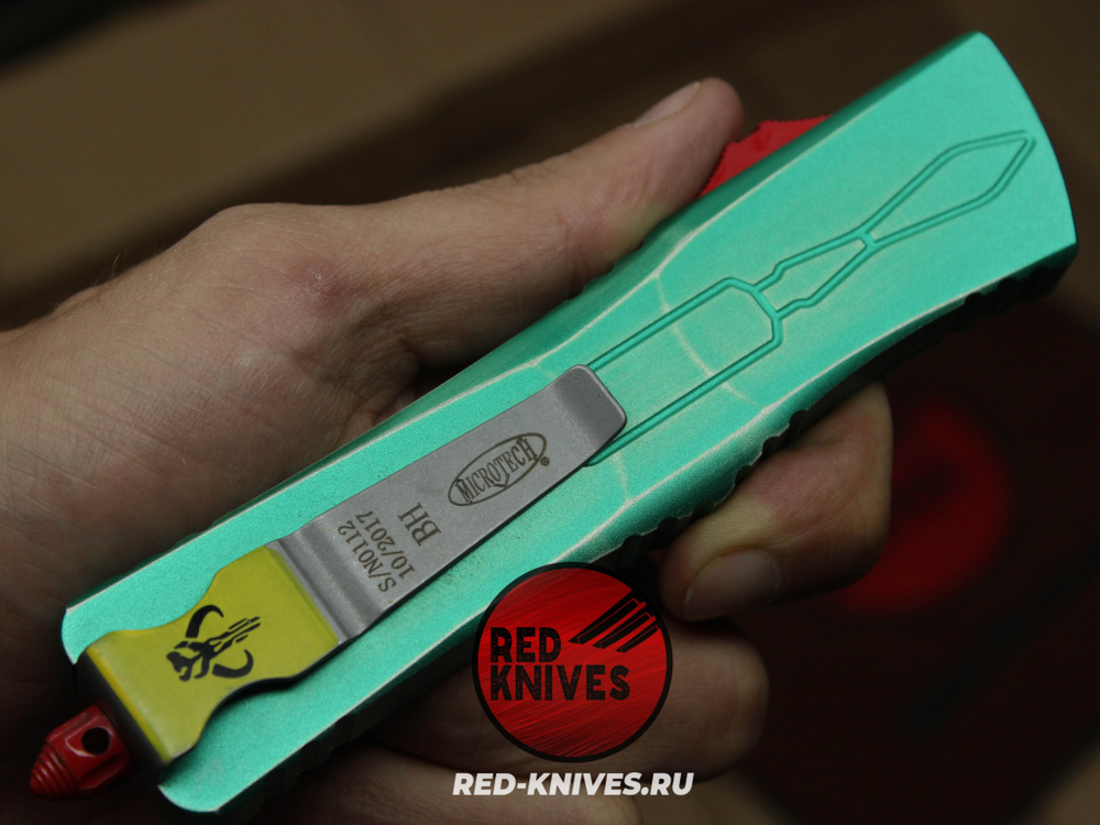 Нож Microtech Troodon Bounty Hunter H/E - аутентичный RK/Н70