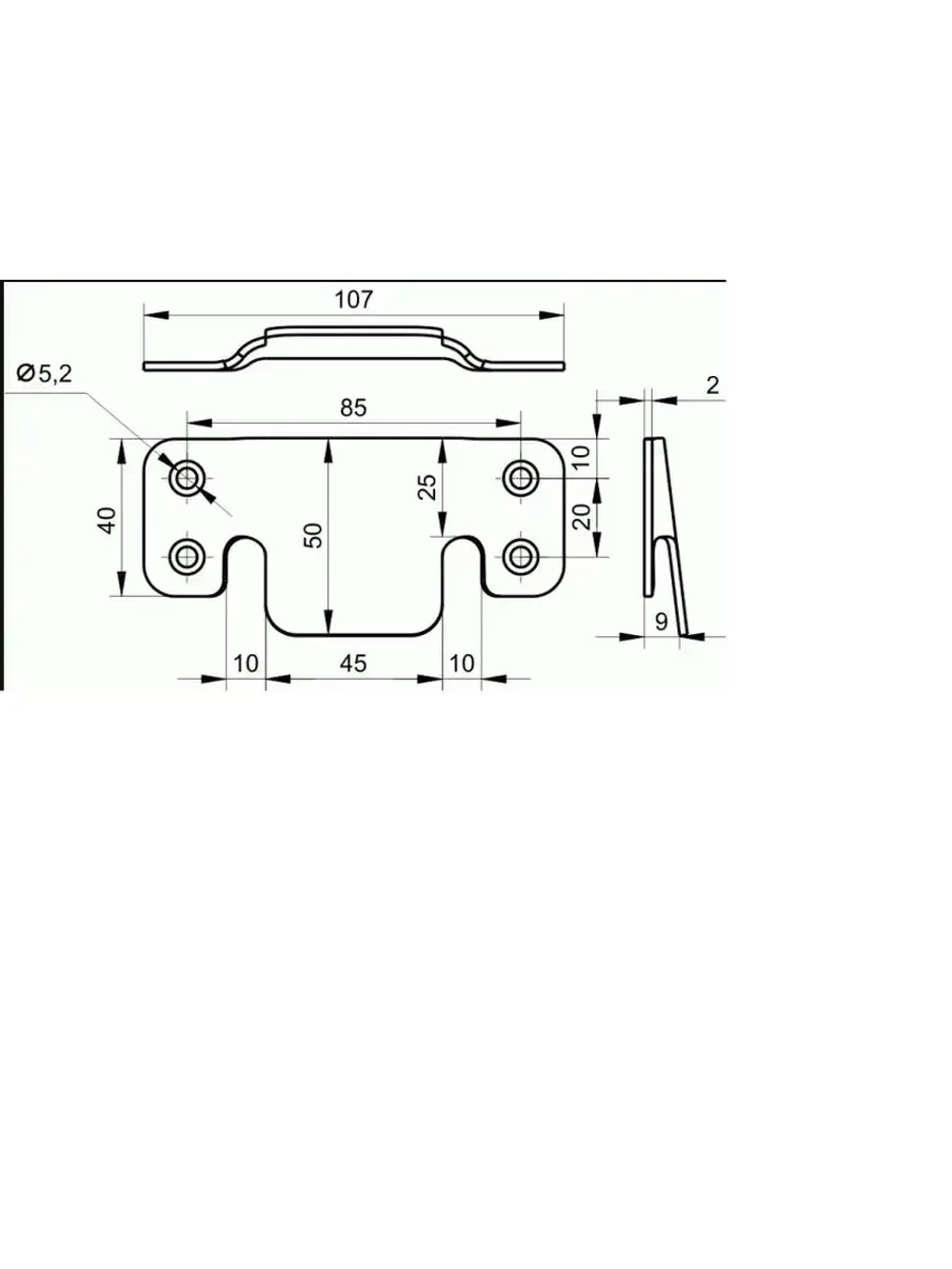 Гребенки мебельные высота 35 мм 355/ 20 штук