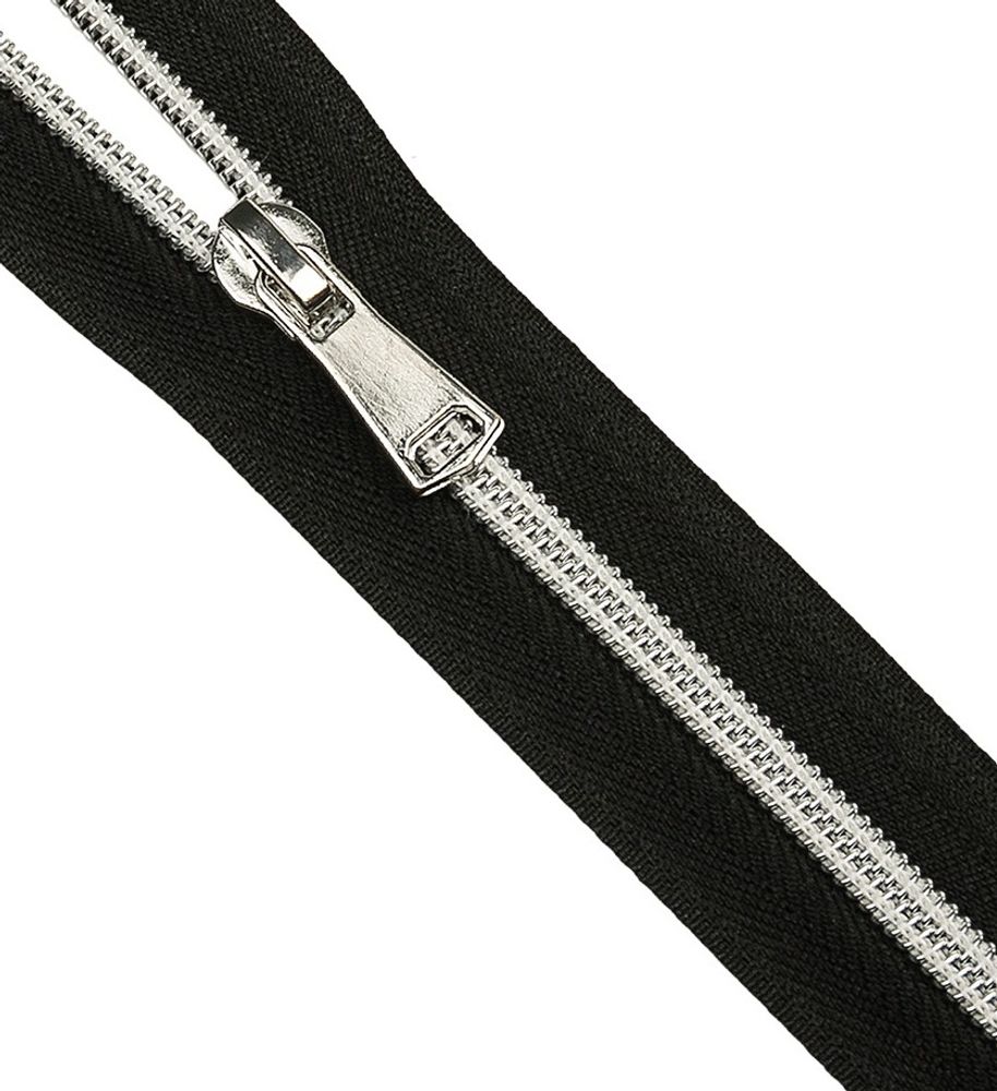 Молния спираль Т5, L 70 см, чёрный