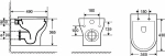 Унитаз с инсталляцией WeltWasser AMBERG 506 + ERLENBACH 004 GL-WT + AMBERG RD-MT CR
