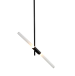 Ceiling design lamp  AGNES by Roll & Hill (2 lampshade ,  Black)