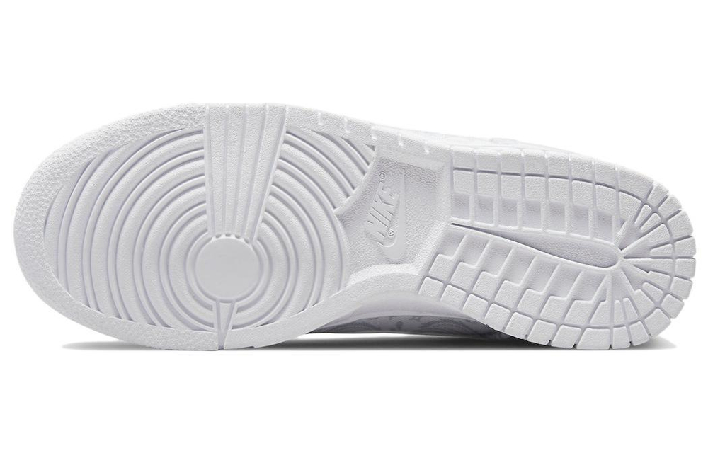 Кроссовки Nike Dunk Low Ess "White Paisley" (Женская размерная сетка)