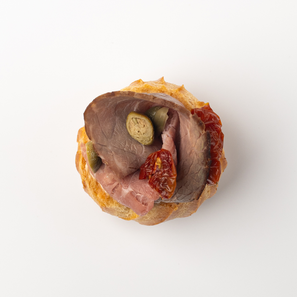 Профитроли с ростбифом 16 шт